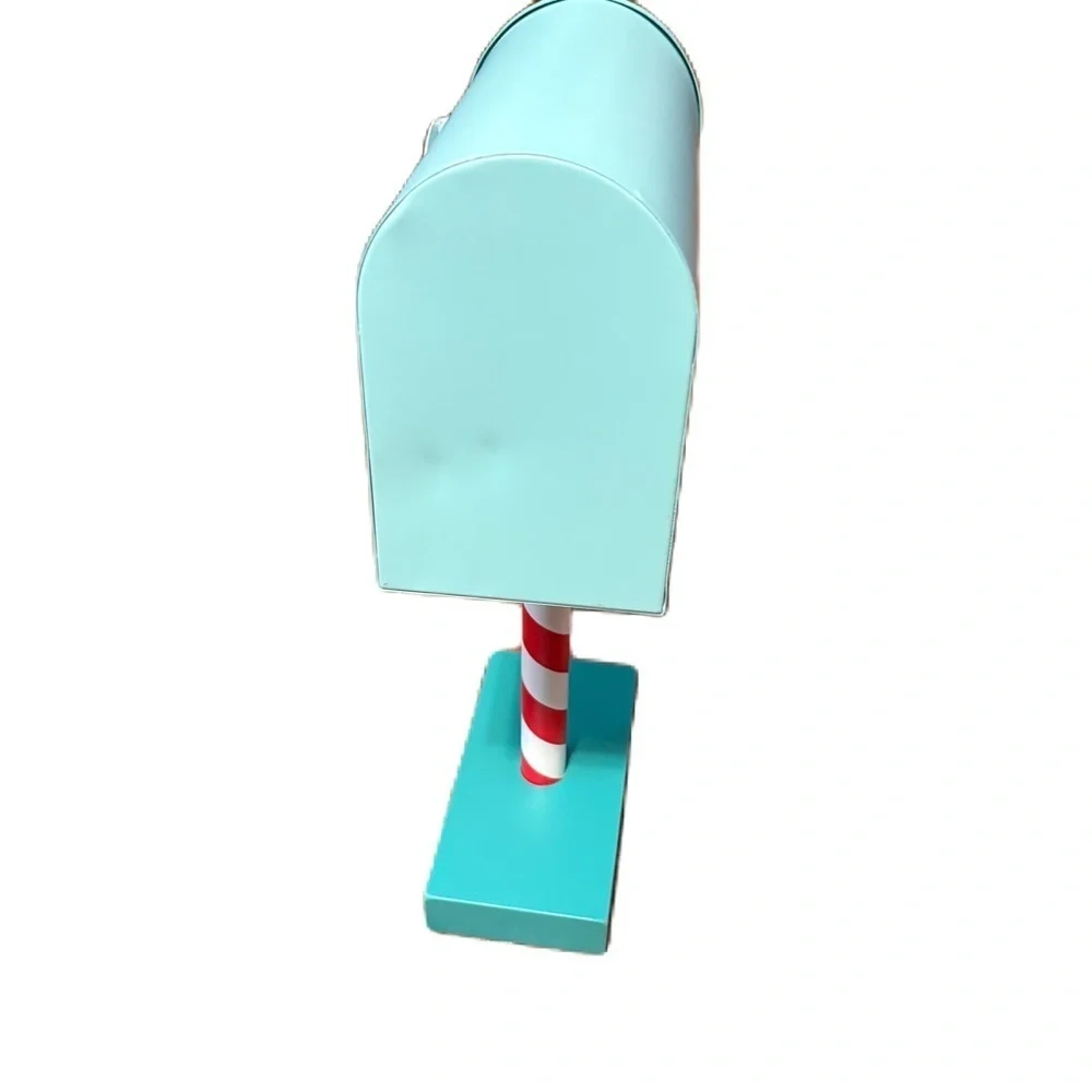 Disney Stitch Christmas Mailbox Decor Metal Angel NEW Blue